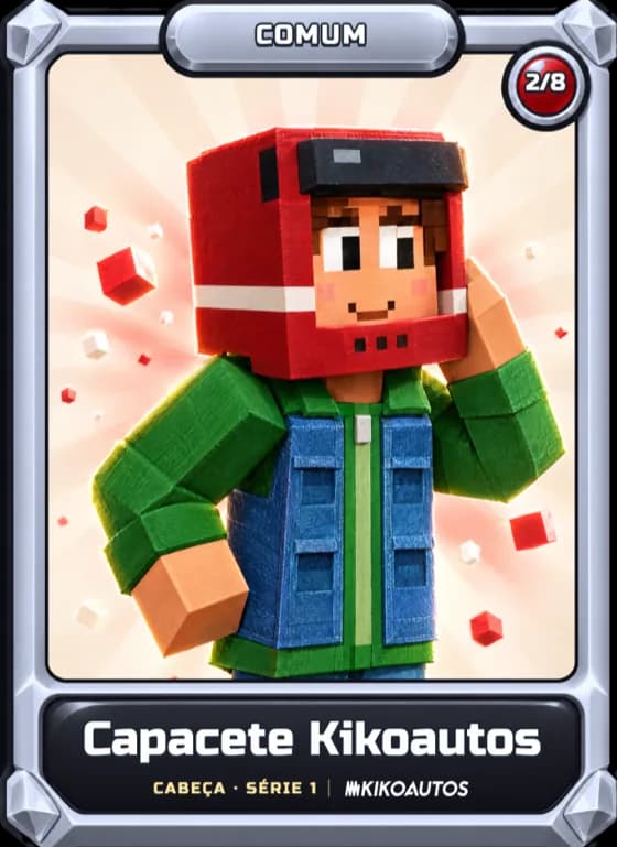 Card comum: Capacete Kikoautos