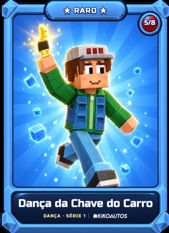 Card raro: Dança da Chave do Carro