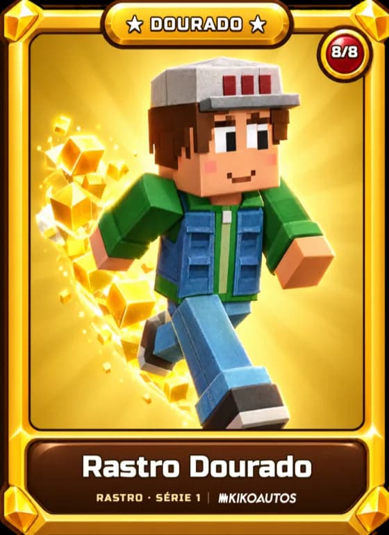 Card dourado: Rastro Dourado