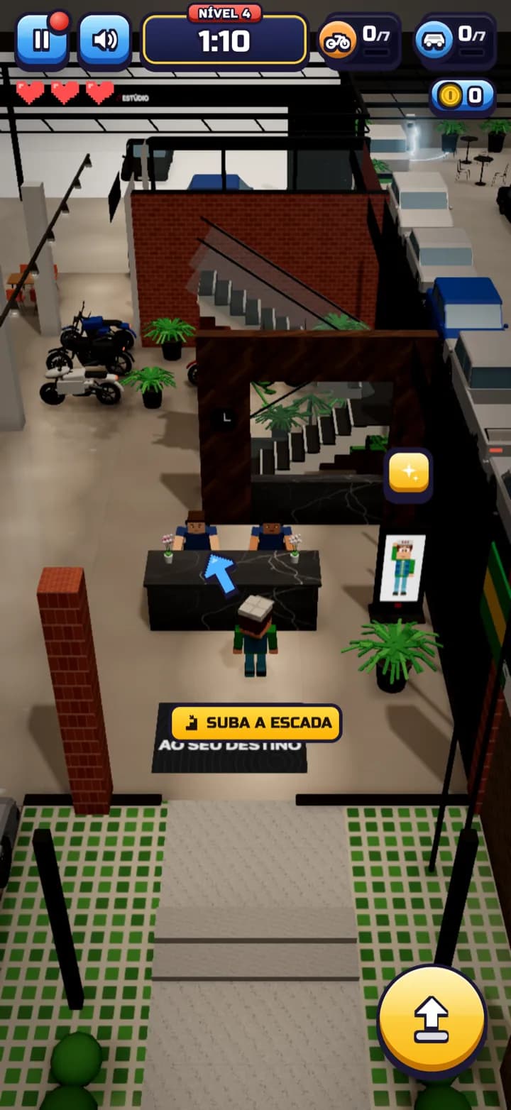 Recepção da loja no Aristeu Game